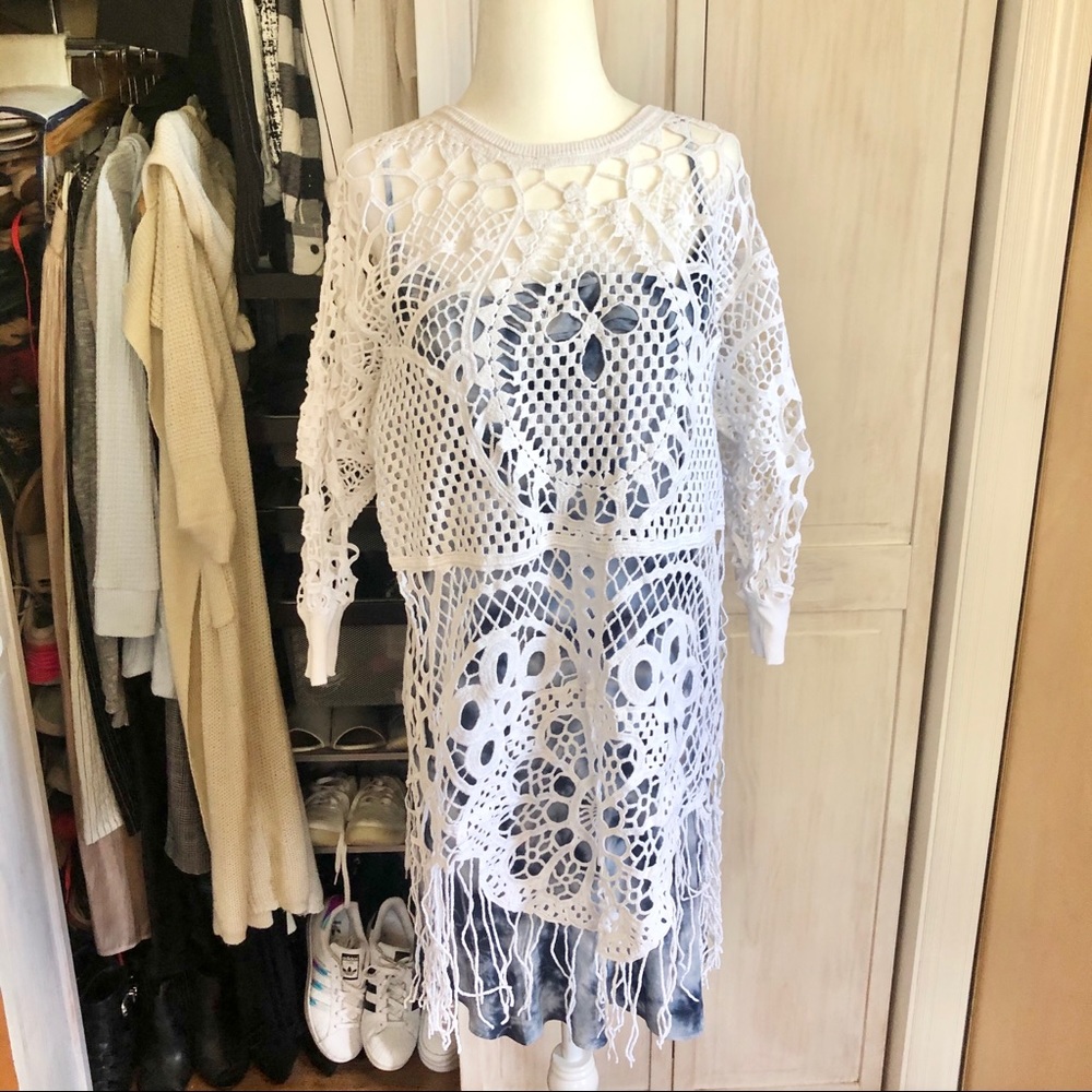 Wildfox NWT Crochet Beach Coverup Dress
